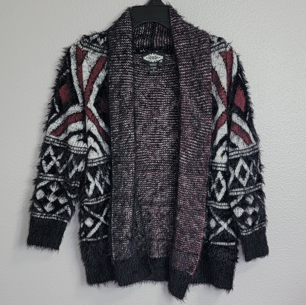 OLIVER AZTEC OPEN CARDIGAN/ SIZE  S